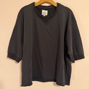 NWT French Terry Knit Top